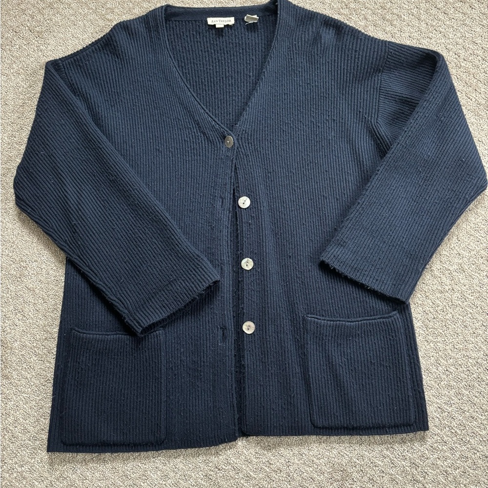 Ann Taylor Navy Blue Women's Sweater